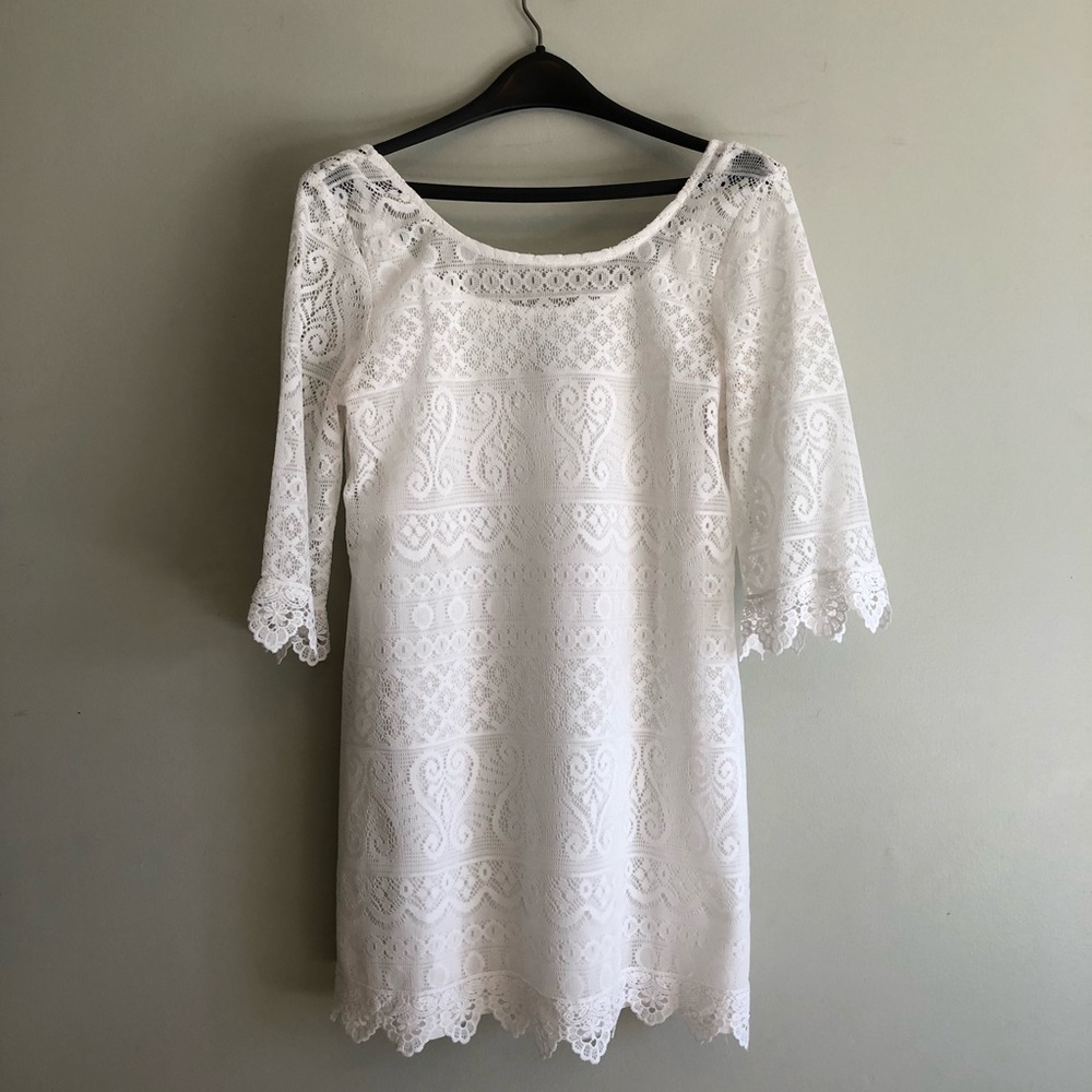 Delicate white dress